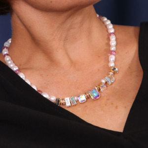 Collier de soir&eacute;e pour femme avec cristaux Aurora