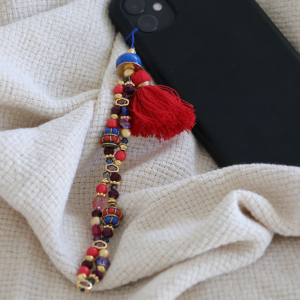 bijou de t&eacute;l&eacute;phone perles et cristal