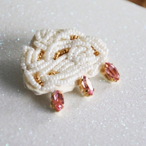broche nuage cristal