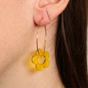 boucles d'oreilles petites fleurs