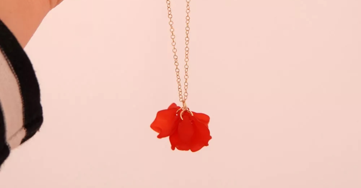 collier fleur