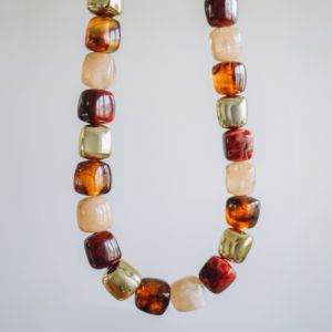 collier en résine - bijou pour marché de noel 2026