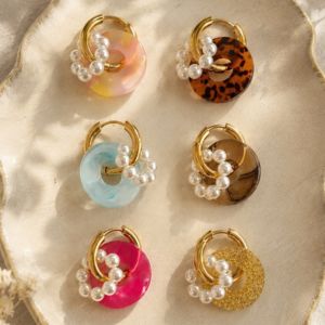 créoles résine - tendance bijoux automne hiver 2026 2027