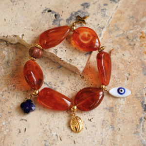 bracelet oeil porte bonheur