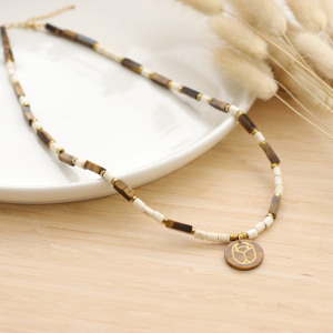 collier pendentif scarabée DIY