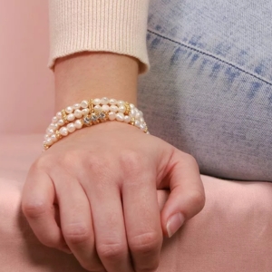 bracelet perles d'eau douce