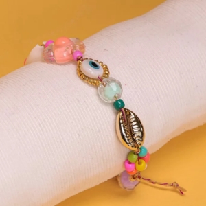 bracelet coquillage porte bonheur