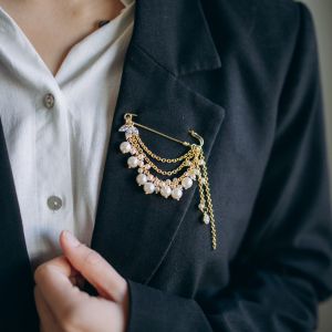 bronche DIY &agrave; franges