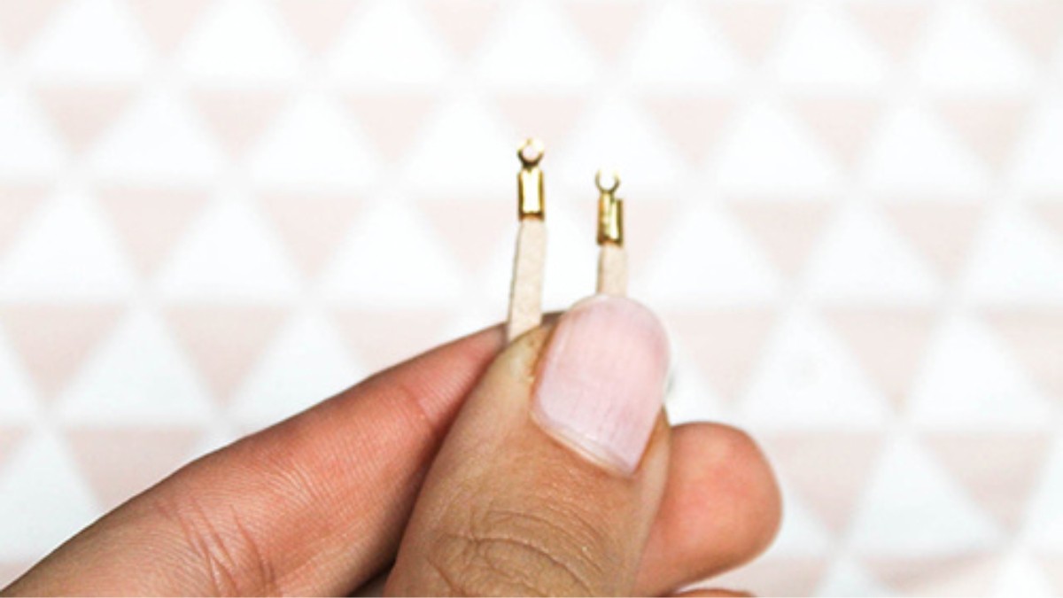 Bracelet suedine et intercalaire : Etape 2