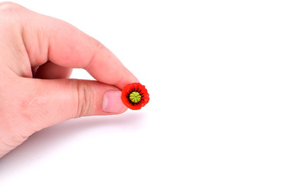 DIY Ras de cou coquelicot en pâte Fimo facile : Etape 12 DIY Ras de cou coquelicot en pâte Fimo facile : Etape 12