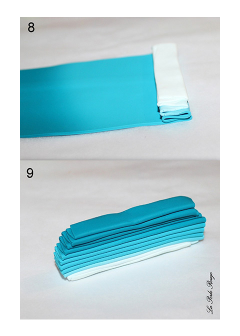 Cane kaléidoscope en pâte polymère : Etape 4