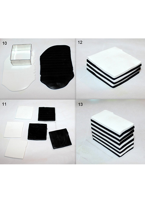 Cane kaléidoscope en pâte polymère : Etape 5