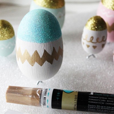 Oeufs de Pâques à décorer : Etape 5 Oeufs de Pâques à décorer : Etape 5