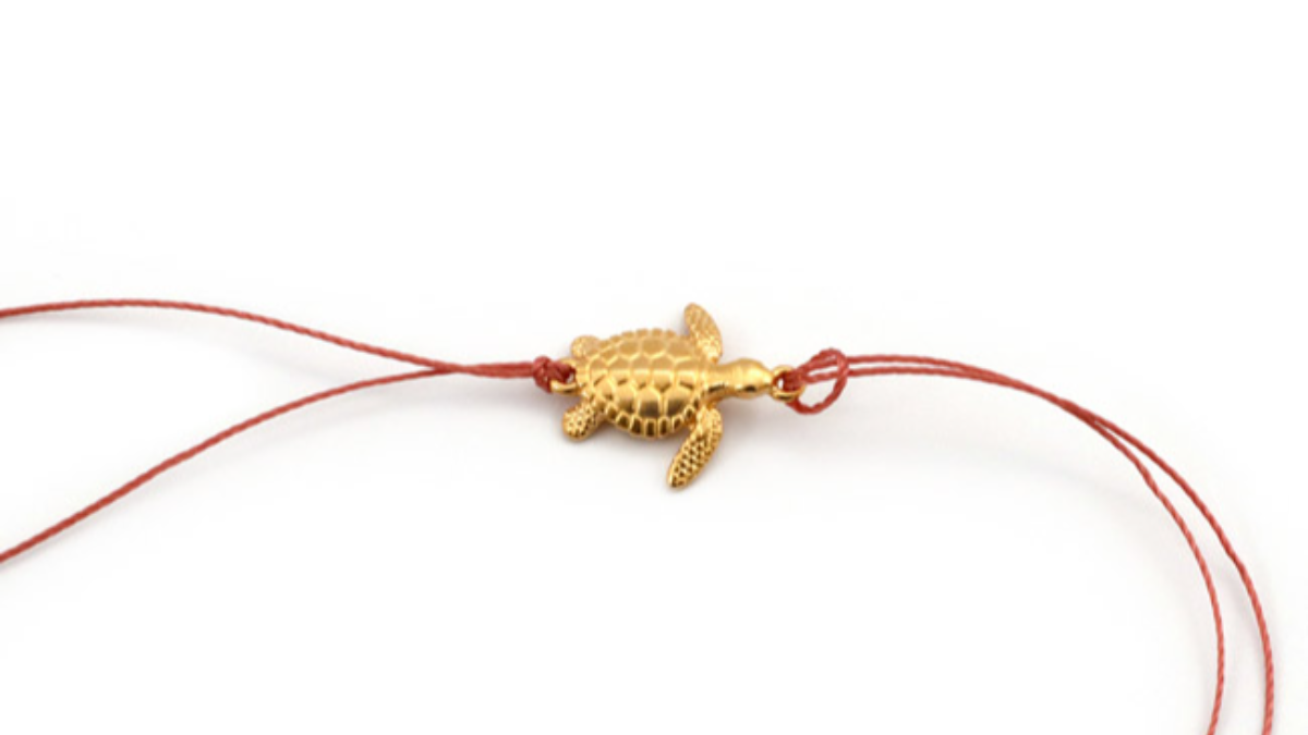 DIY Réaliser un bracelet en macramé avec intercalaire scarabée et pompon : Etape 1