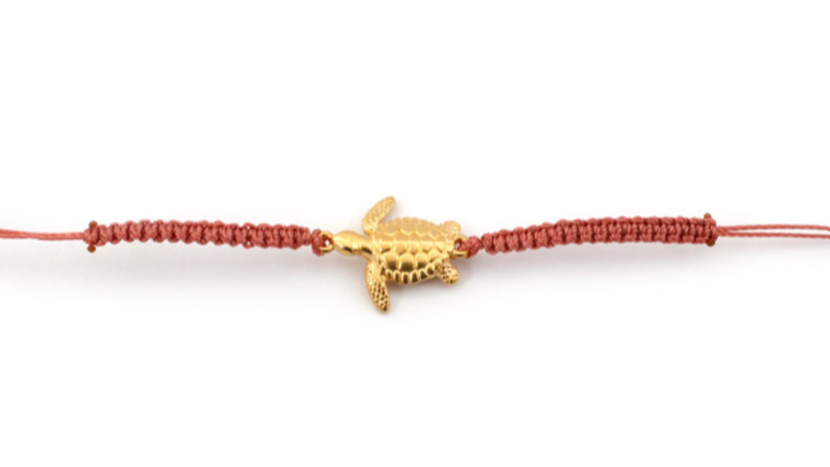 DIY Réaliser un bracelet en macramé avec intercalaire scarabée et pompon : Etape 3