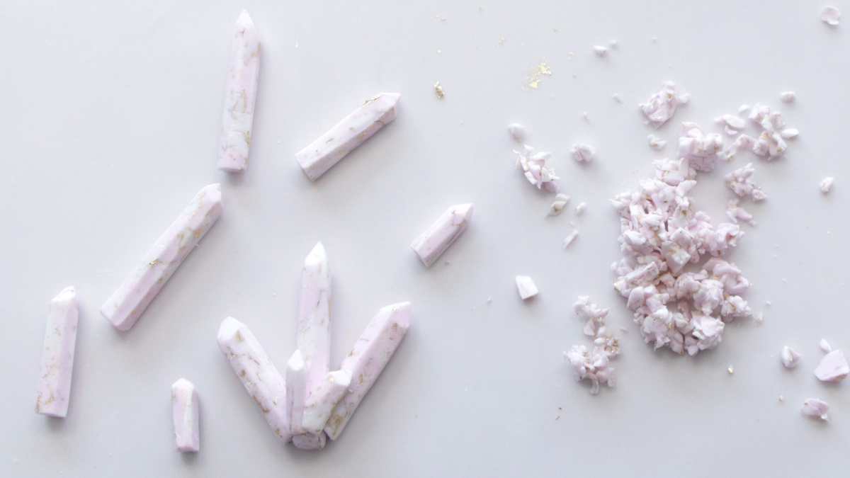 Marque place cristaux polymère : Etape 7