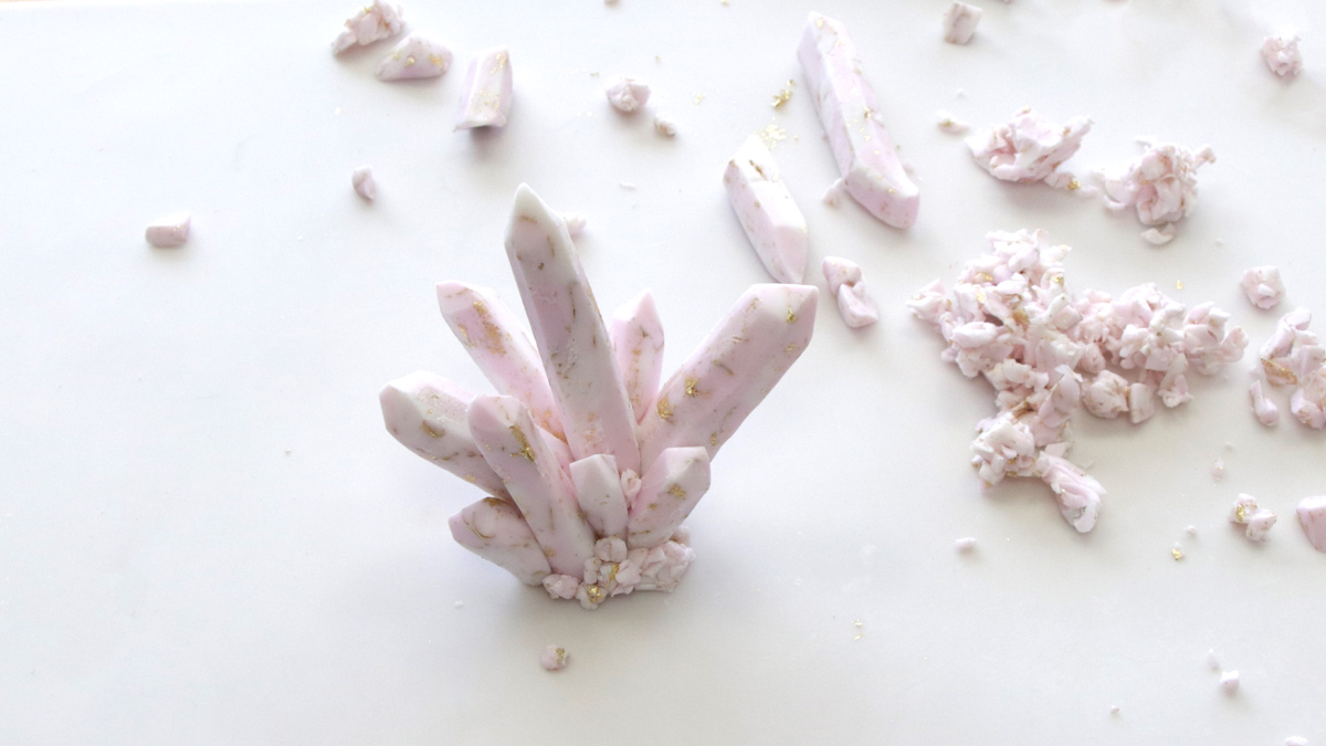 Marque place cristaux polymère : Etape 8