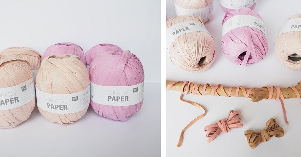 Pochette pastel crochetée en fil de papier Creative Paper DIY : Etape 1