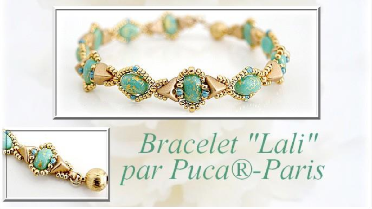 Bracelet Lali en perles en verre Samos par Puca Bracelet Lali en perles en verre Samos par Puca