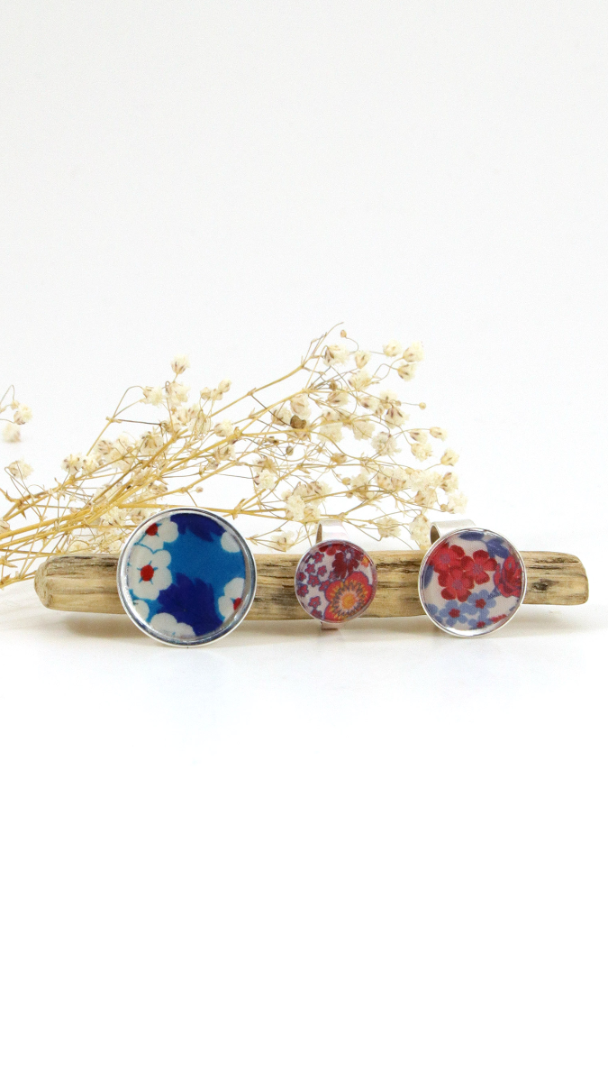 Schéma Bagues en résine et tissu Schéma Bagues en résine et tissu