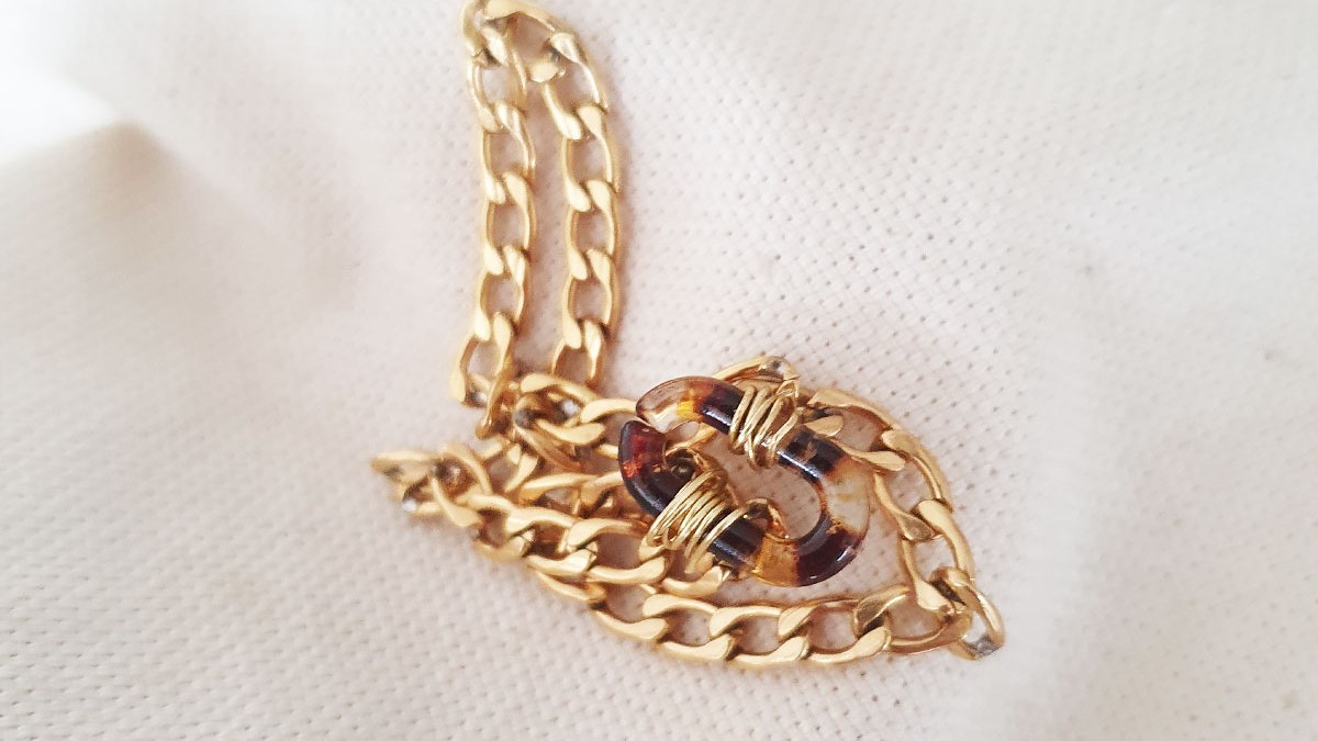 Bague multirang maille gourmette en acier inoxydable : Etape 2 Bague multirang maille gourmette en acier inoxydable : Etape 2