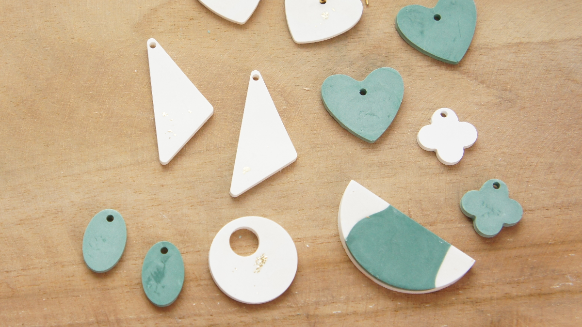 Schéma Tutoriel boucles d'oreilles avec Poudre de Moulage Raysin imitation céramique