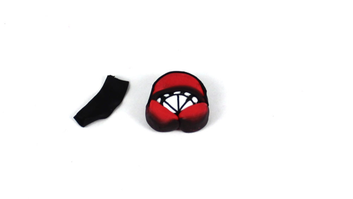 Boucles d'oreilles polymère cane rose : Etape 13