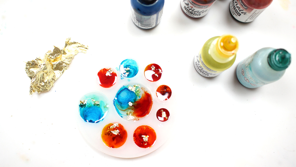 Pendentif cabochon serti en résine époxy : Etape 2 Pendentif cabochon serti en résine époxy : Etape 2