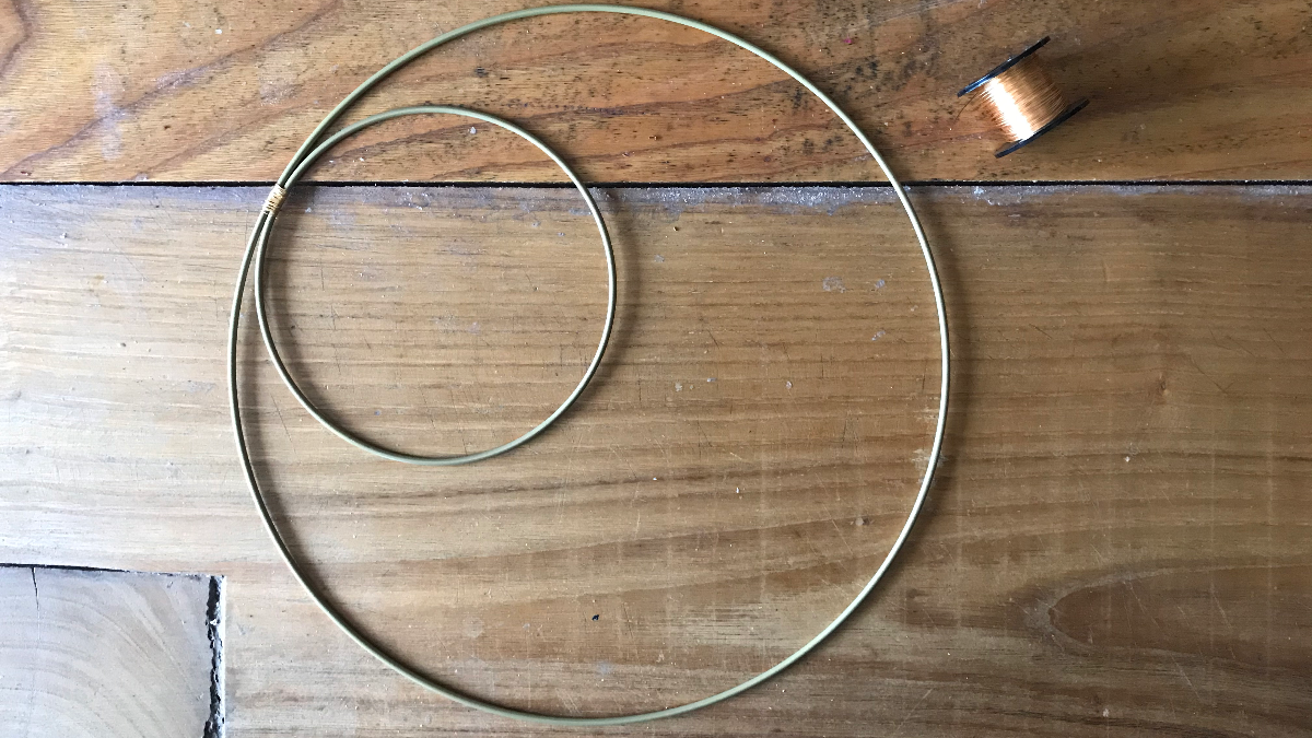 DIY Décoration bohème - Couronne de fleurs séchées : Etape 1