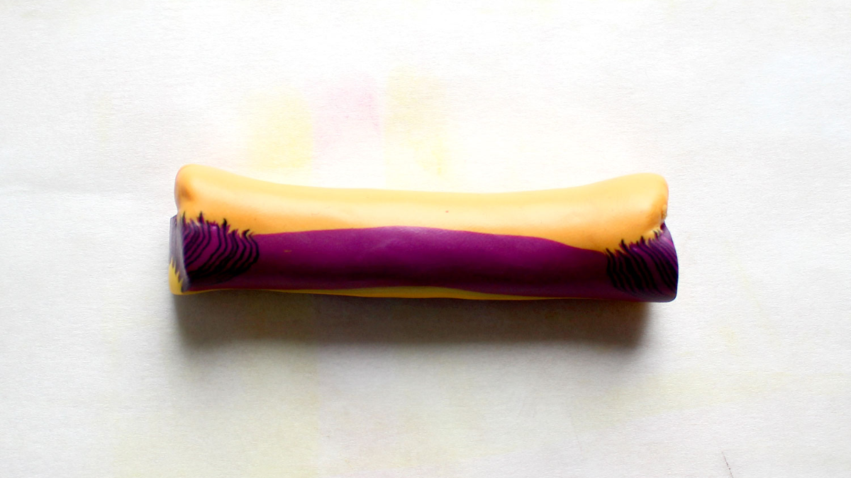 Boucles d'oreilles pensées en pâte polymère : Etape 10