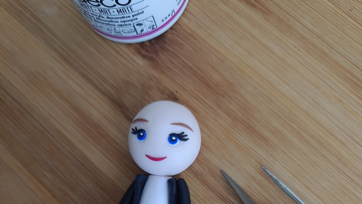 DIY Tuto - comment faire une figurine en pâte fimo : Etape 11