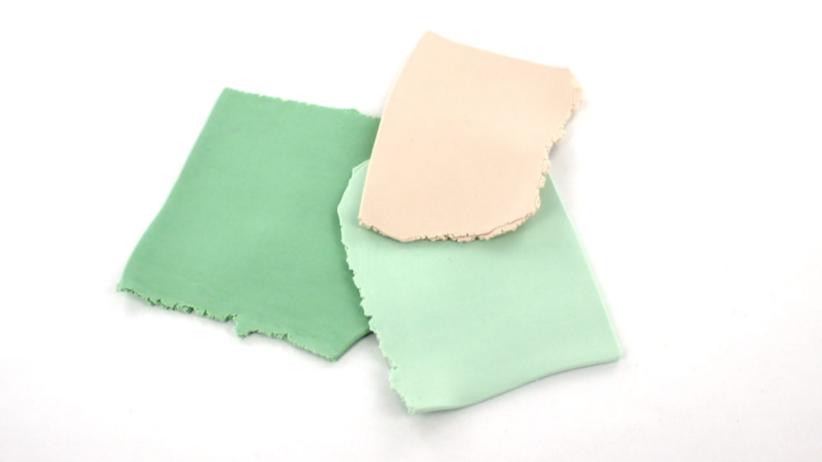 Boucles d'oreilles motif paysage en pâte polymère : Etape 2