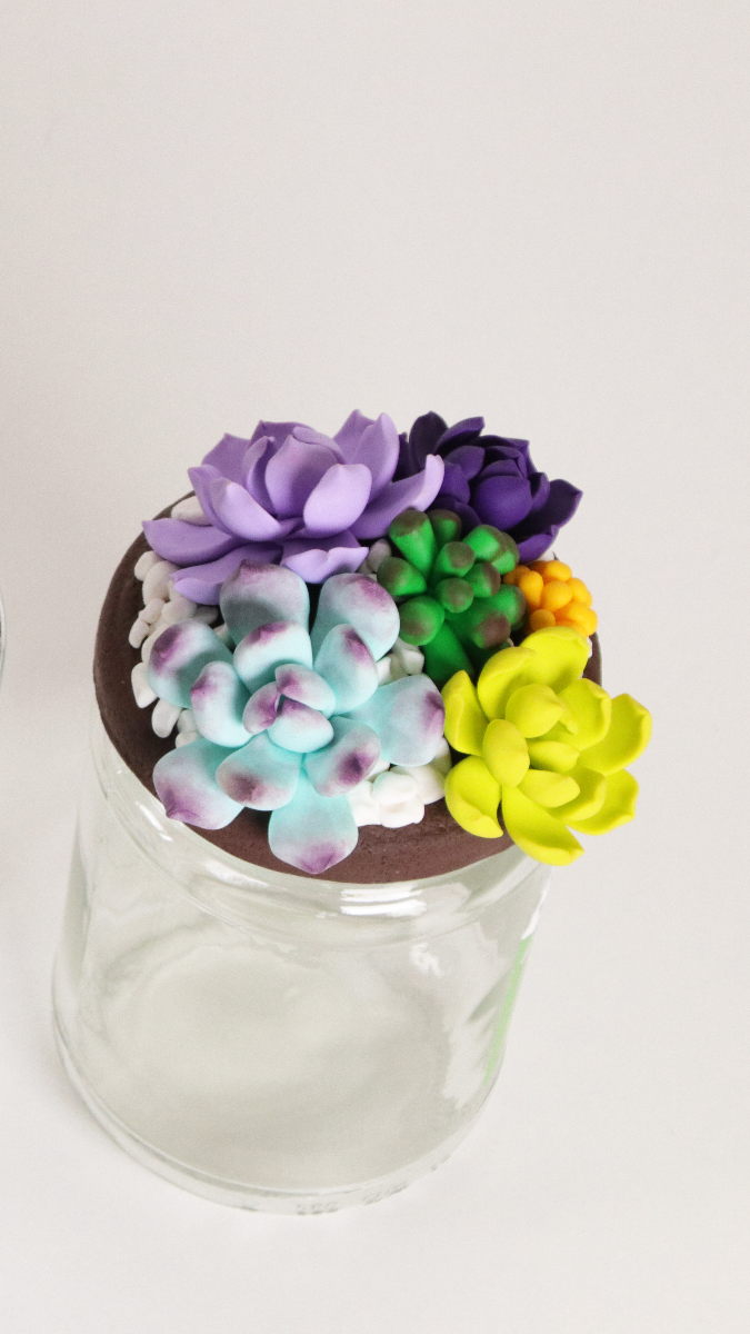 Schéma 3 idées DIY pour recycler vos bocaux avec de la pâte polymère