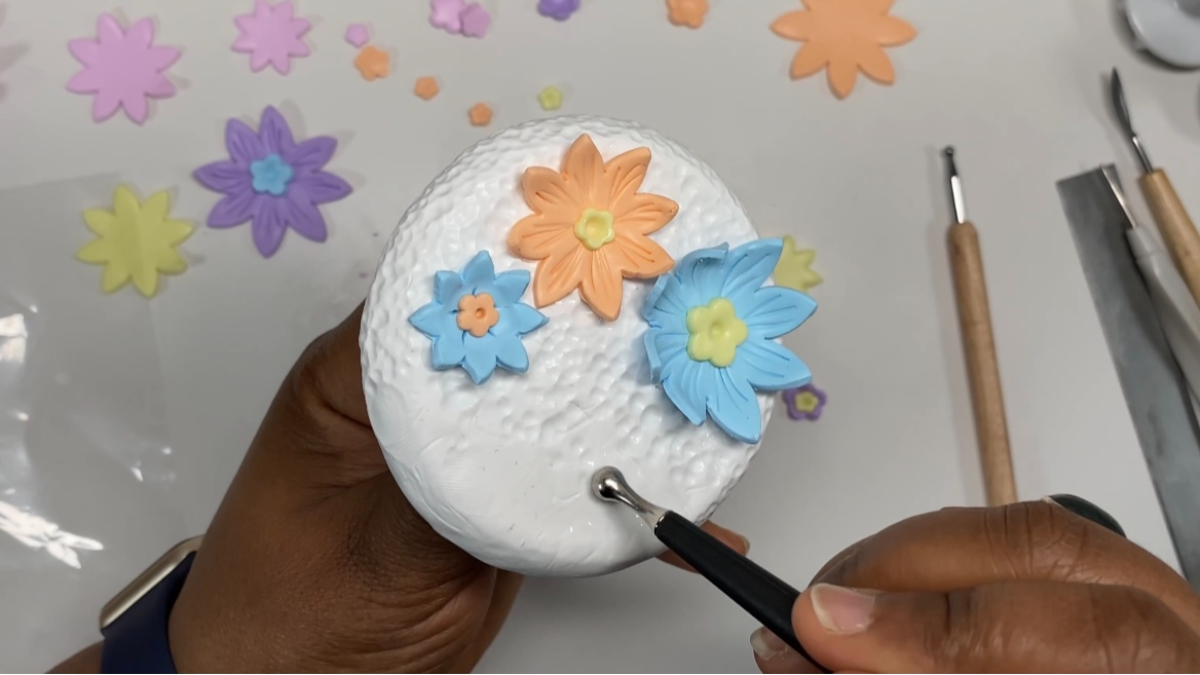 3 idées DIY pour recycler vos bocaux avec de la pâte polymère : Etape 53