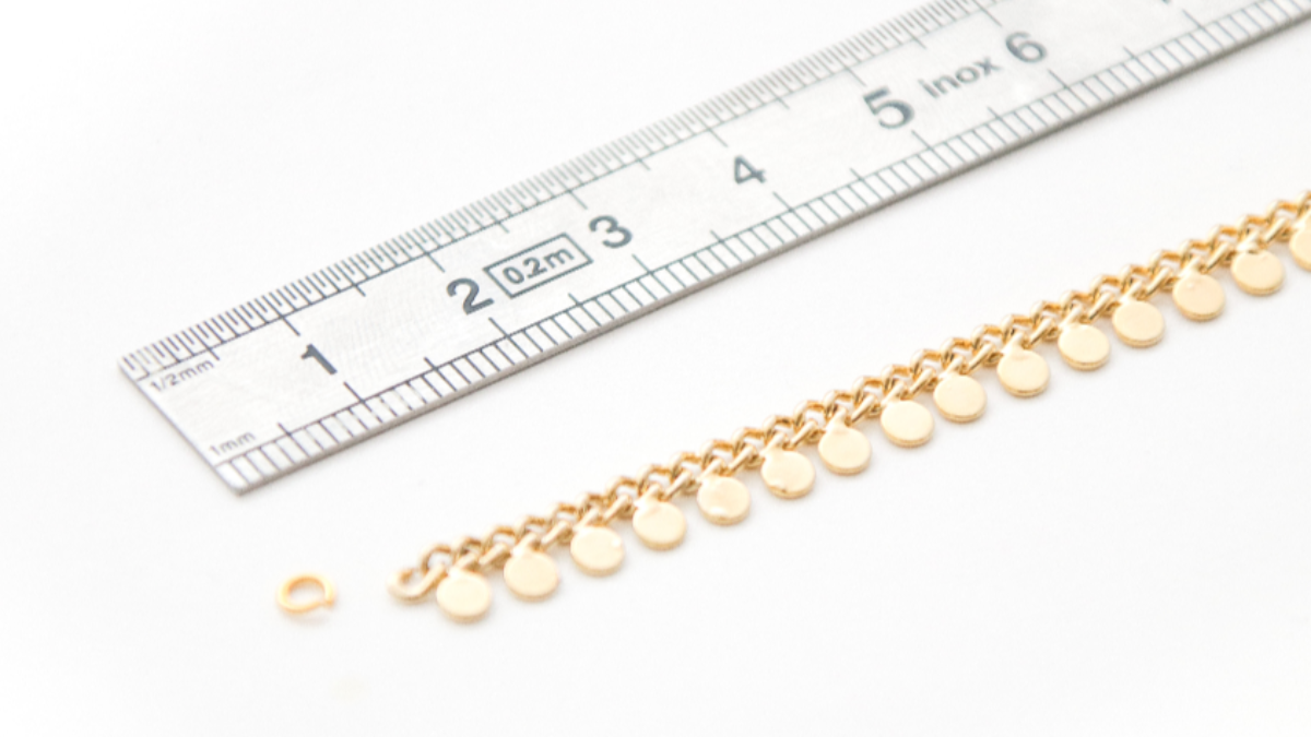 Bracelet Chevillère multirangs chaîne fantaisie et perles Miyuki : Etape 1 Bracelet Chevillère multirangs chaîne fantaisie et perles Miyuki : Etape 1