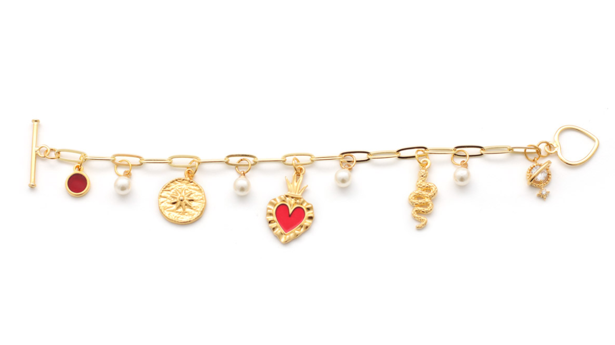 DIY Bijou Bracelet inspiration Ex-voto Coeur Mexicain et breloques gri-gri : Etape 2 DIY Bijou Bracelet inspiration Ex-voto Coeur Mexicain et breloques gri-gri : Etape 2