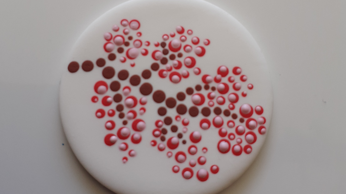 DIY Pendentif pâte polymère et motif fleurs technique dotting tool : Etape 13 DIY Pendentif pâte polymère et motif fleurs technique dotting tool : Etape 13