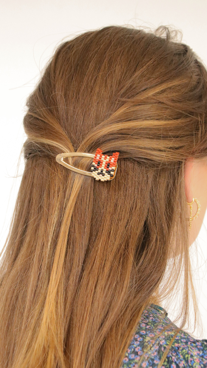 Modèle Tissage Brick Stitch Enfant avec perles Hama Mini