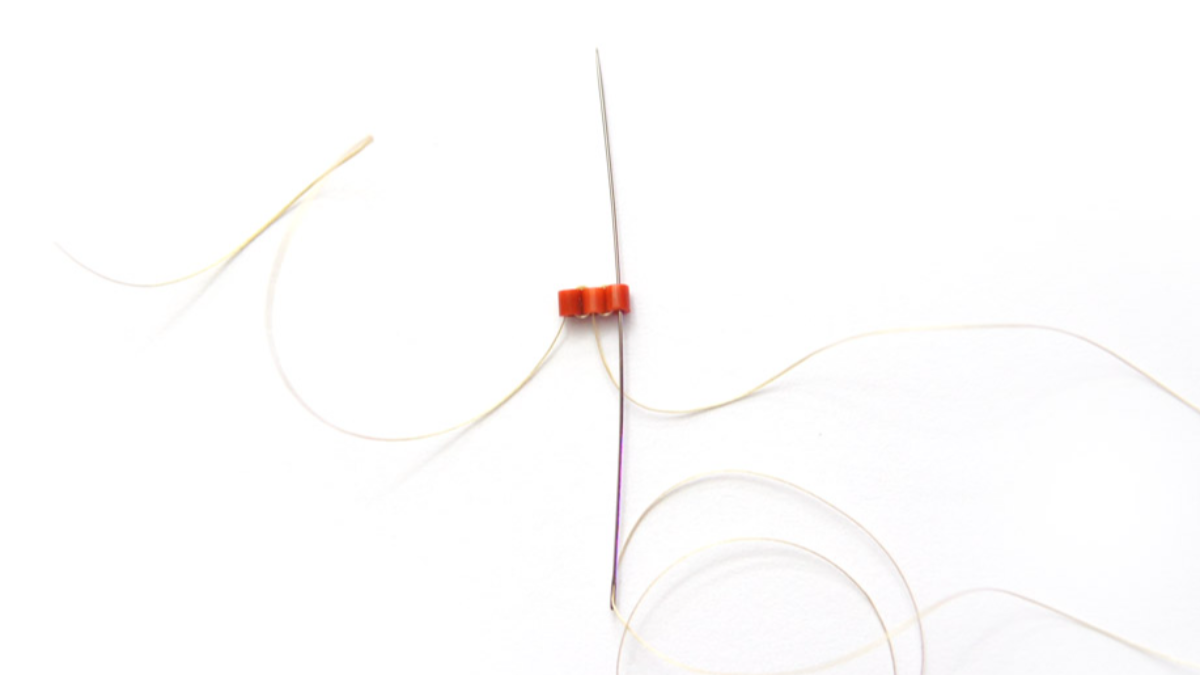 Modèle Tissage Brick Stitch Enfant avec perles Hama Mini : Etape 9