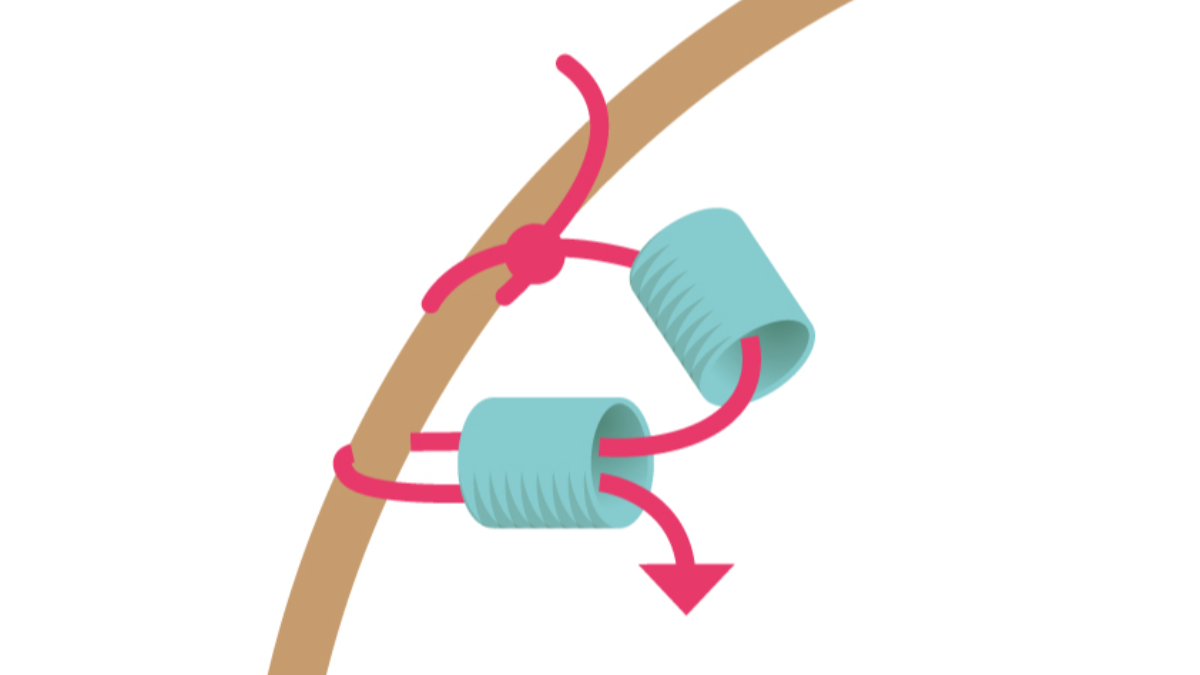 Boucles d'oreilles rondes en perles de rocailles turquoise tissage Brick Stitch : Etape 2