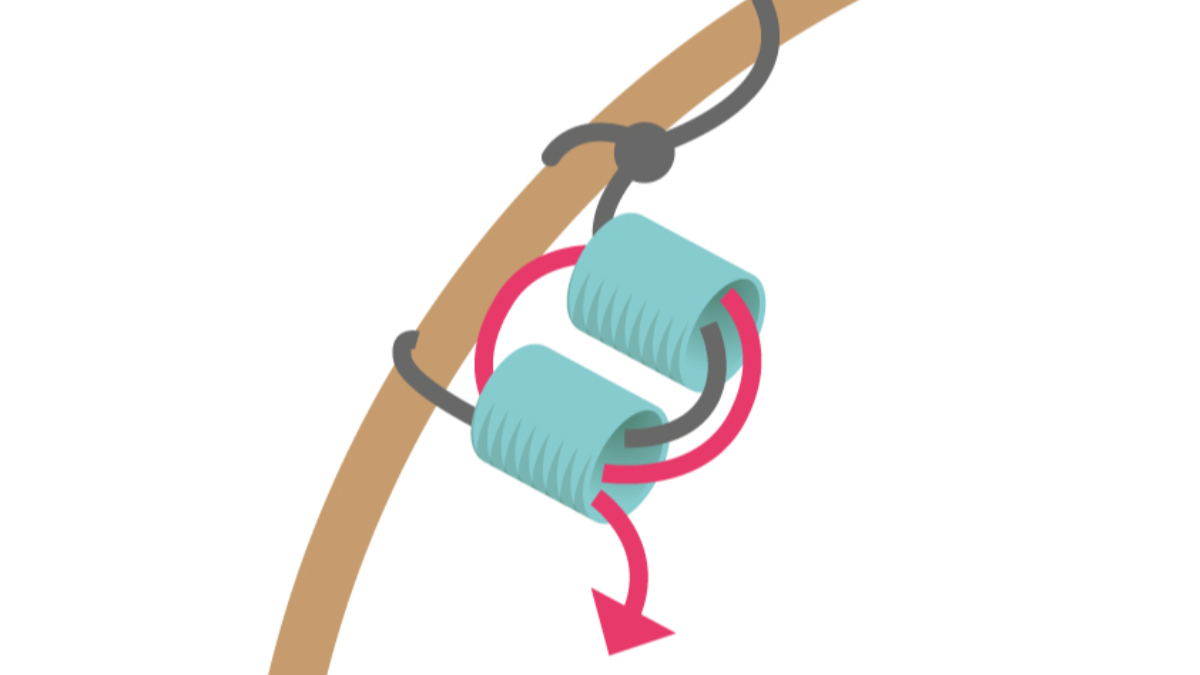 Boucles d'oreilles rondes en perles de rocailles turquoise tissage Brick Stitch : Etape 3