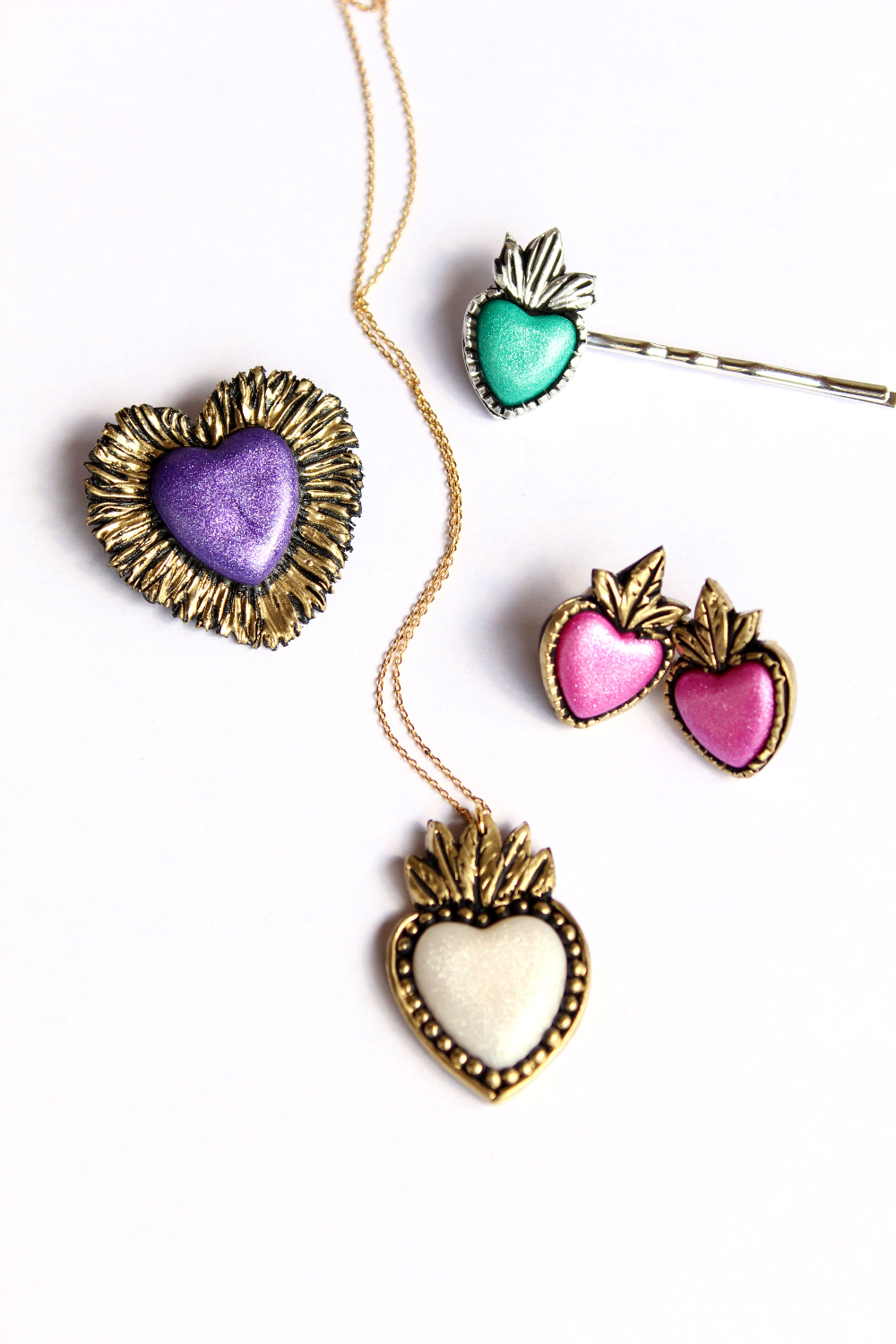 Schéma Bijoux ex-voto en pâte polymère Cernit