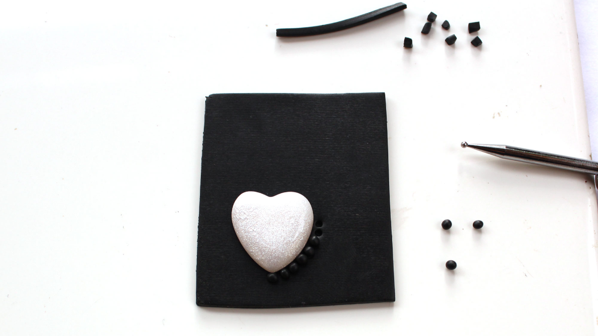 Bijoux ex-voto en pâte polymère Cernit : Etape 7