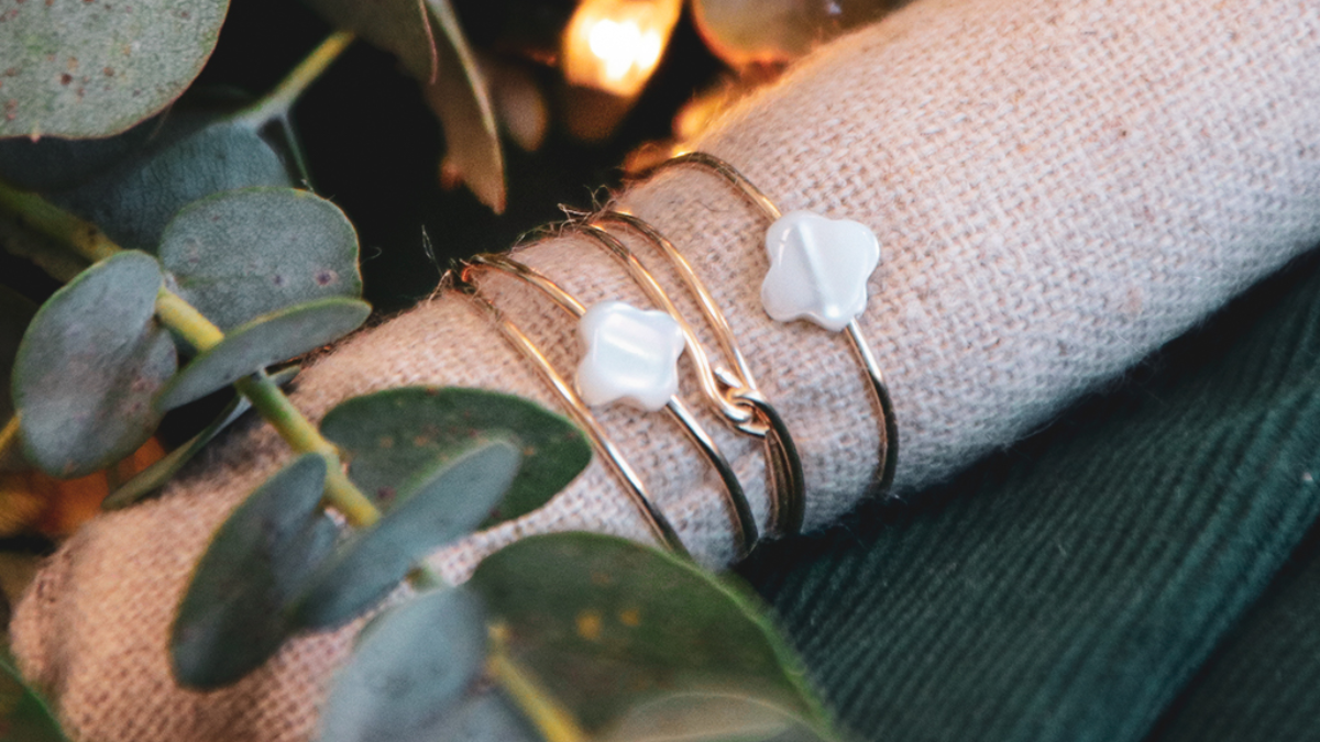 Tuto DIY Bague semainier en gold filled (or laminé) avec perles en nacre : Etape 5