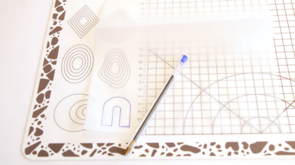 Boucles d'oreilles technique slab en pâte polymère : Etape 1