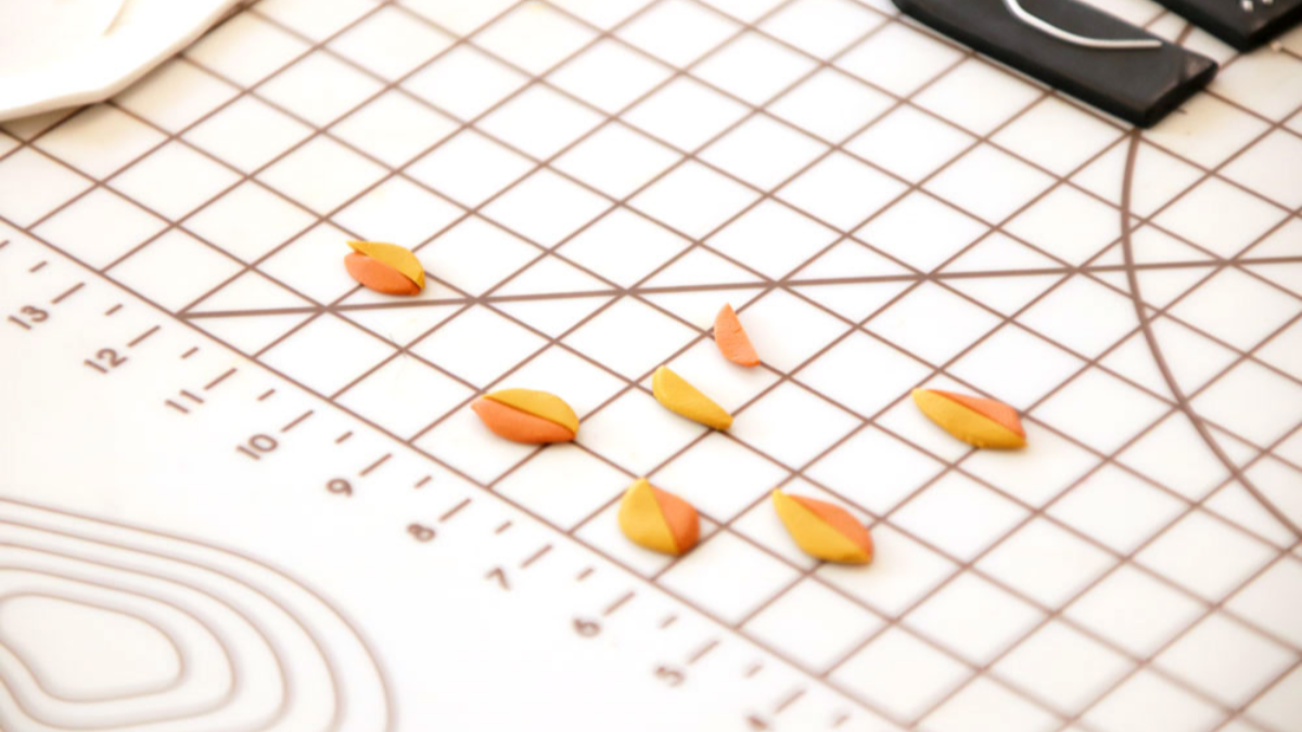 Boucles d'oreilles technique slab en pâte polymère : Etape 7