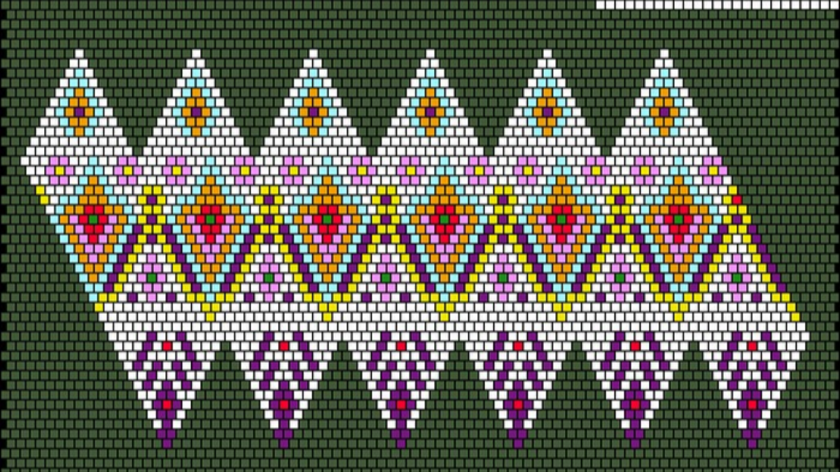 Boule de Noël au crochet en perles Miyuki et meshs PureCrystal : Etape 1 Boule de Noël au crochet en perles Miyuki et meshs PureCrystal : Etape 1