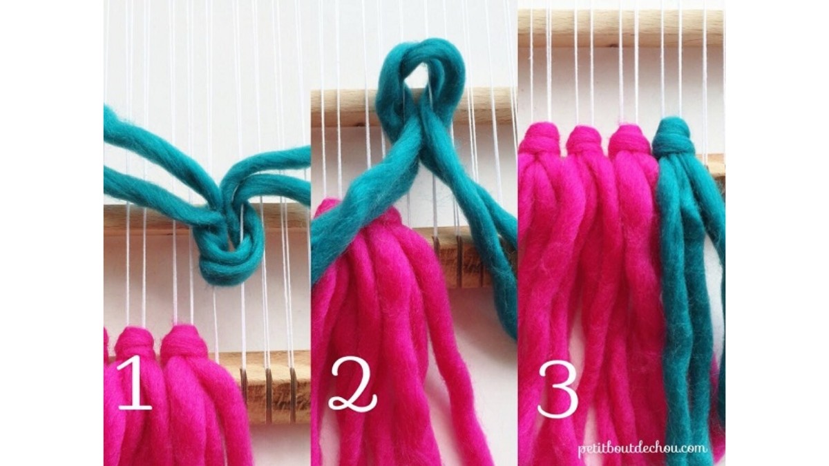 DIY Déco tissage mural : Etape 2 DIY Déco tissage mural : Etape 2