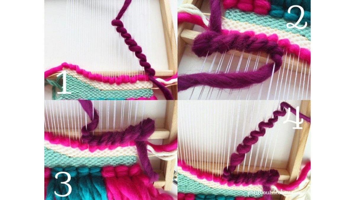 DIY Déco tissage mural : Etape 6 DIY Déco tissage mural : Etape 6