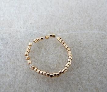 Boucles d'oreilles en perles Arcos® et perles PureCrystal par Puca® : Etape 1